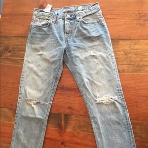 Distressed Levi’s 501 size 27x32